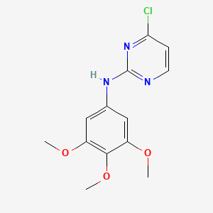 molecular formula C13H14ClN3O3 B8325907 4-chloro-N-(3,4,5-trimethoxyphenyl)pyrimidin-2-amine 