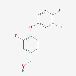 (4-(3-Chloro-4-fluorophenoxy)-3-fluorophenyl)methanol