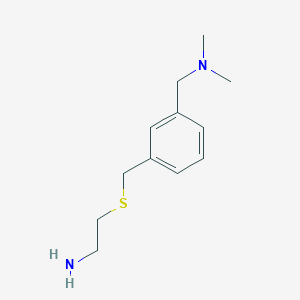 molecular formula C12H20N2S B8326012 2-[[3-(N,N-Dimethylaminomethyl)phenyl]methylthio]ethanamine 
