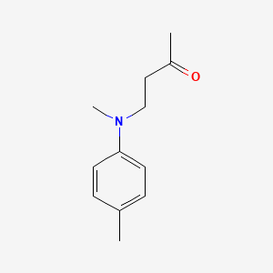 molecular formula C12H17NO B8326029 4-(N,4-dimethylanilino)-2-butanone 