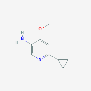 6-Cyclopropyl-4-methoxypyridin-3-amine