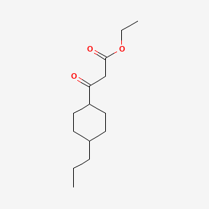 3-Oxo-3-(4-propyl-cyclohexyl)-propionic acid ethyl ester