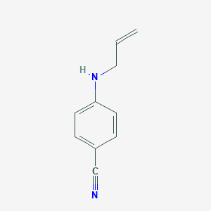 molecular formula C10H10N2 B083261 4-Allylamino-benzonitrile CAS No. 10282-33-4