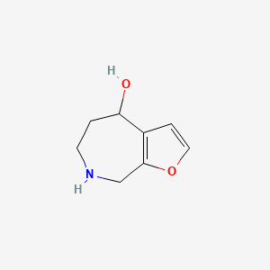 molecular formula C8H11NO2 B8326172 5,6,7,8-tetrahydro-4H-furo[2,3-c]azepin-4-ol 