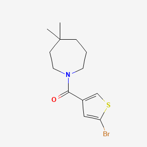 molecular formula C13H18BrNOS B8326205 (5-Bromo-thiophen-3-yl)-(4,4-dimethyl-azepan-1-yl)methanone 