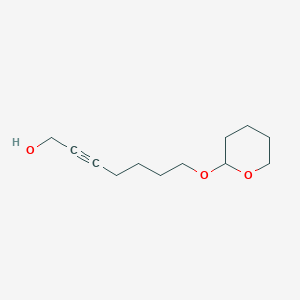 molecular formula C12H20O3 B8326301 7-Tetrahydropyranyloxyhept-2-yne-1-ol CAS No. 31608-23-8