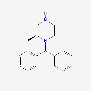 molecular formula C18H22N2 B8326320 (S)-1-benzhydryl-2-methylpiperazine CAS No. 306296-84-4