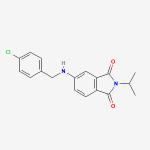 5-(4-Chloro-benzylamino)-2-isopropyl-isoindole-1,3-dione