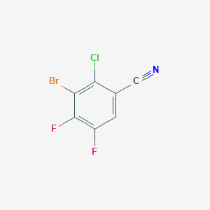 3-Bromo-2-chloro-4,5-difluorobenzonitrile