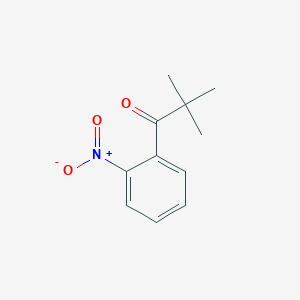 molecular formula C11H13NO3 B8326376 1-(2-Nitrophenyl)-2,2-dimethylpropan-1-one 