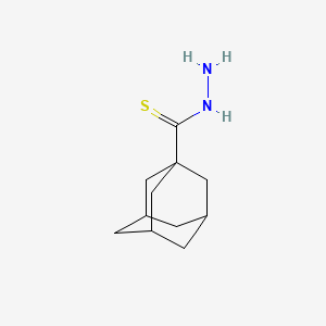 molecular formula C11H18N2S B8326381 Adamantane-1-carbothioic acid hydrazide 