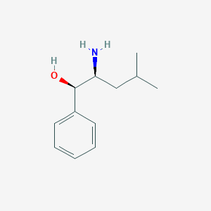 molecular formula C12H19NO B8326403 (1R,2S)-2-amino-4-methyl-1-phenyl-1-pentanol 