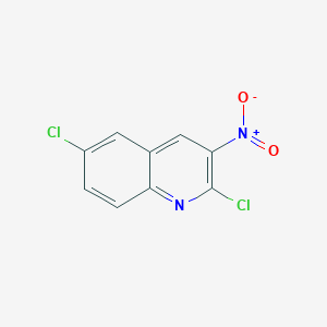 molecular formula C9H4Cl2N2O2 B8326416 2,6-Dichloro-3-nitroquinoline 
