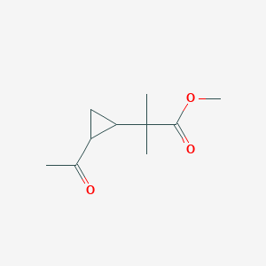 Methyl 2-(2-acetylcyclopropyl)-2-methylpropanoate