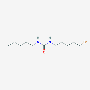 molecular formula C11H23BrN2O B8326479 1-(5-Bromopentyl)-3-n-pentylurea 