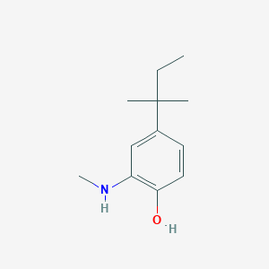 2-(Methylamino)-4-tert-pentylphenol