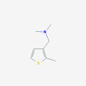 molecular formula C8H13NS B8326525 N,N,2-Trimethyl-3-thiophenemethanamine 