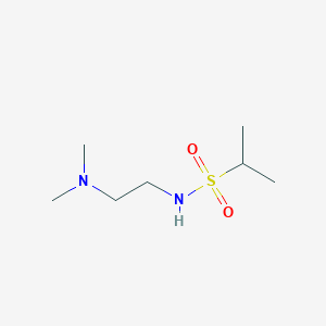 molecular formula C7H18N2O2S B8326564 n-(2-Dimethylamino-ethyl)-isopropylsulphonamide 