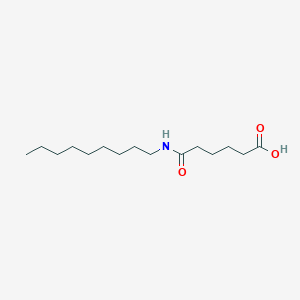 molecular formula C15H29NO3 B8326567 5-(Nonylcarbamoyl)valeric acid 