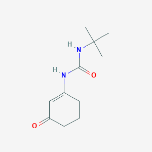 molecular formula C11H18N2O2 B8326577 1-Tert-butyl-3-(3-oxo-1-cyclohexene-1-yl)urea 