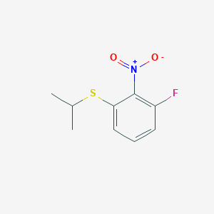 1-Fluoro-3-isopropylsulfanyl-2-nitro-benzene