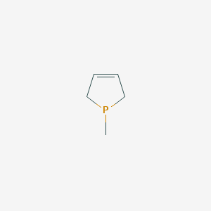 molecular formula C5H9P B8326639 1-Methyl-2,5-dihydro-1H-phosphole CAS No. 872-37-7