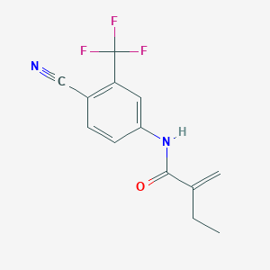 N-(4-Cyano-3-trifluoromethyl-phenyl)-2-ethyl-acrylamide