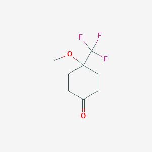 4-Methoxy-4-(trifluoromethyl)cyclohexanone