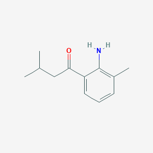 1-(2-Amino-3-methylphenyl)-3-methylbutan-1-one