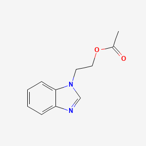 2-(1H-benzimidazol-1-yl)ethyl acetate