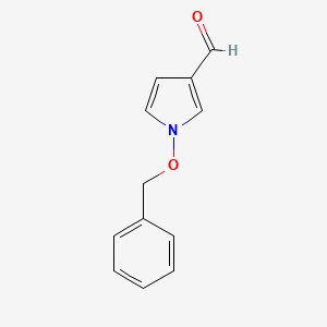 molecular formula C12H11NO2 B8327008 1-benzyloxy-1H-pyrrole-3-carbaldehyde 