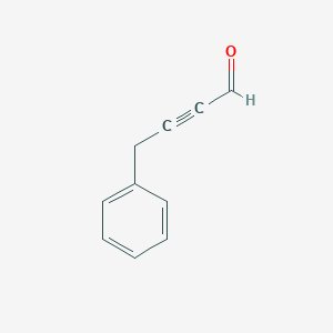 molecular formula C10H8O B8327030 Phenyl-2-butynal 