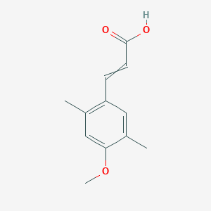 molecular formula C12H14O3 B8327048 4-Methoxy-2,5-dimethylcinnamic acid 
