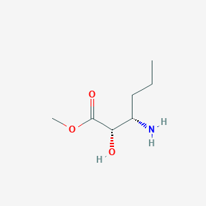 methyl (2S,3S)-3-amino-2-hydroxyhexanoate
