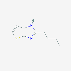 molecular formula C9H12N2S B8327167 2-Butyl-thieno-(2,3-d)-imidazole 