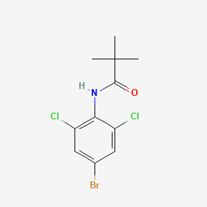 molecular formula C11H12BrCl2NO B8327204 4-bromo-2,6-dichloro-N-pivaloylaniline 