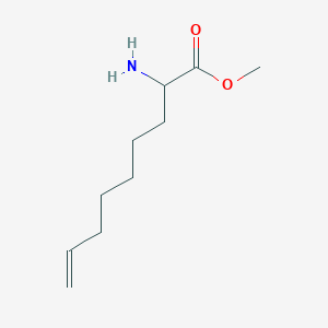 molecular formula C10H19NO2 B8327238 2-Amino-non-8-enoic acid methyl ester 