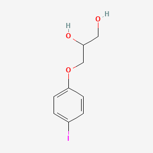 molecular formula C9H11IO3 B8327290 3-(4-Iodophenoxy)propane-1,2-diol CAS No. 830-11-5