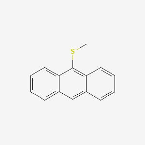 molecular formula C15H12S B8327294 Anthracene, 9-(methylthio)- CAS No. 89249-29-6