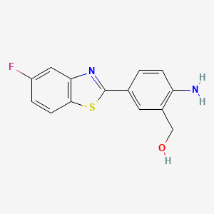 5-Fluoro-2-(4'-amino-3'-(hydroxymethyl)phenyl)benzothiazole