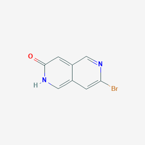 molecular formula C8H5BrN2O B8327386 7-Bromo-3-hydroxy-6-azaisoquinoline 