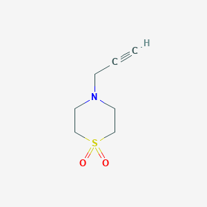 B083274 4-Propargylthiomorpholine 1,1-Dioxide CAS No. 10442-03-2
