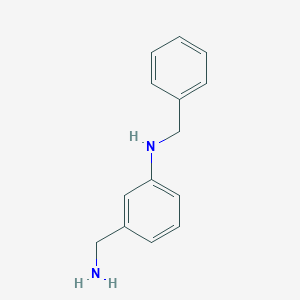 molecular formula C14H16N2 B8327404 3-(aminomethyl)-N-benzylaniline 