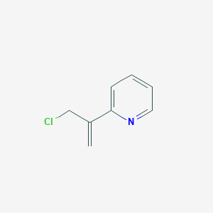 molecular formula C8H8ClN B8327542 2-(1-Chloromethylvinyl)pyridine 