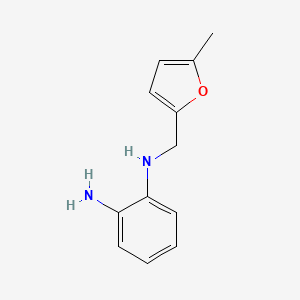 molecular formula C12H14N2O B8327567 N1-[(5-methyl-2-furanyl)methyl]-1,2-benzenediamine 