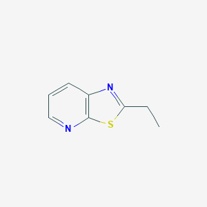 molecular formula C8H8N2S B8327569 2-Ethyl-7-azabenzothiazole 