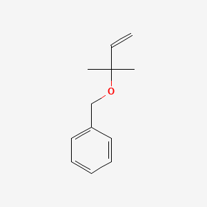 molecular formula C12H16O B8327624 2-Benzyloxy-2-methyl-3-butene 