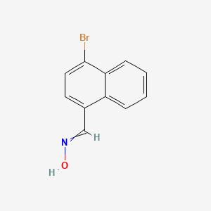 molecular formula C11H8BrNO B8327732 4-Bromo-1-naphthalenecarboxaldehyde oxime 