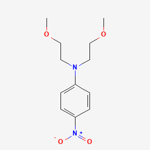 molecular formula C12H18N2O4 B8327744 N,N-bis(2-methoxyethyl)-4-nitroaniline 