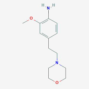 2-Methoxy-4-[2-(morpholin-4-yl)ethyl]aniline